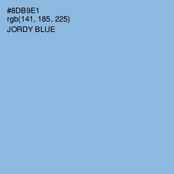 #8DB9E1 - Jordy Blue Color Image